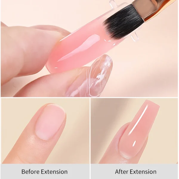 Acrylic Nails Kit With UV Gel, Extension & Nail Polish Set - Image 6