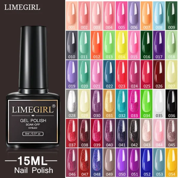 Acrylic Nails Kit 60/40 Pcs Gel Polish Set Glitter Soak Off - Image 3