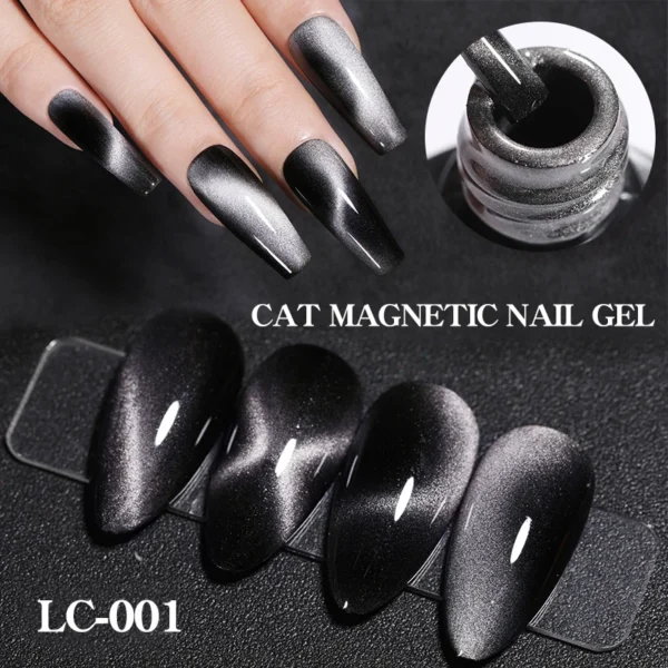 Acrylic Nails Kit 9D Rainbow Magnetic Gel Polish Set Tool - Image 4