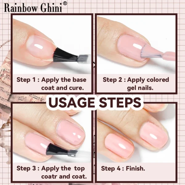 Acrylic Nails Kit With 118 Colors Gel Polish Long-Lasting - Image 6