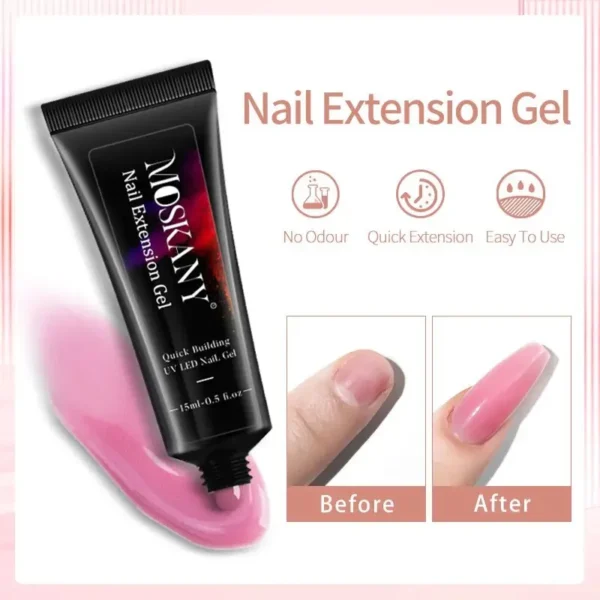 Acrylic Nails Kit Poly Gel Set With UV LED Lamp Extension Tools - Image 2
