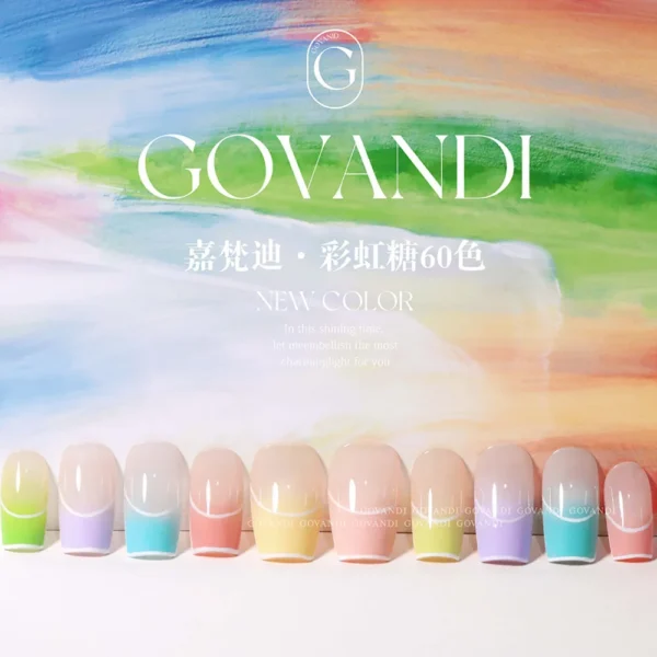 Acrylic Nails Kit With 60 Macaron Gel Colors, UV Polish - Image 11