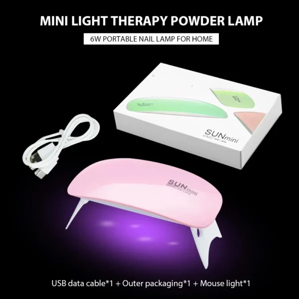 Acrylic Nails Kit With Powder, Glue, Lamp, Glitter, Tools, Tips - Image 6
