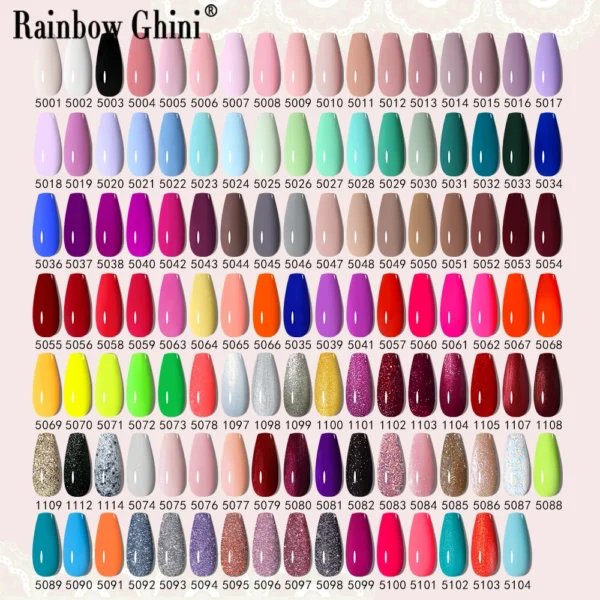 Acrylic Nails Kit With 118 Colors Gel Polish Long-Lasting - Image 2