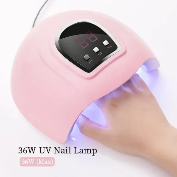 Acrylic Nails Kit With Quick Extension Gel And UV Lamp Set - Image 2