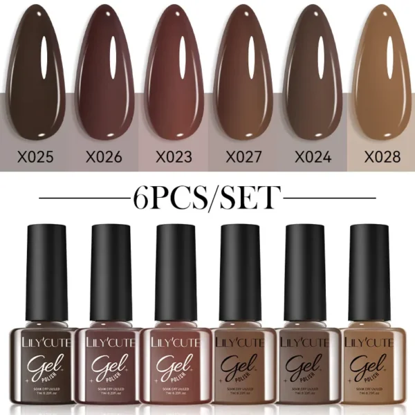 Acrylic Nails Kit With 6Pcs Gel Polish For Nail Art Design - Image 2