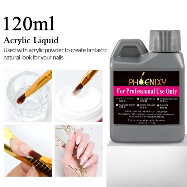 Acrylic Nails Kit: Professional Set, Powder, Glitter, Extension, Nail Tools - Image 5
