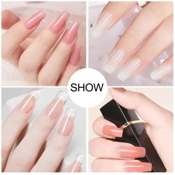 Acrylic Nails Kit Gel Polish Set With UV LED Lamp Dryer Tools - Image 9