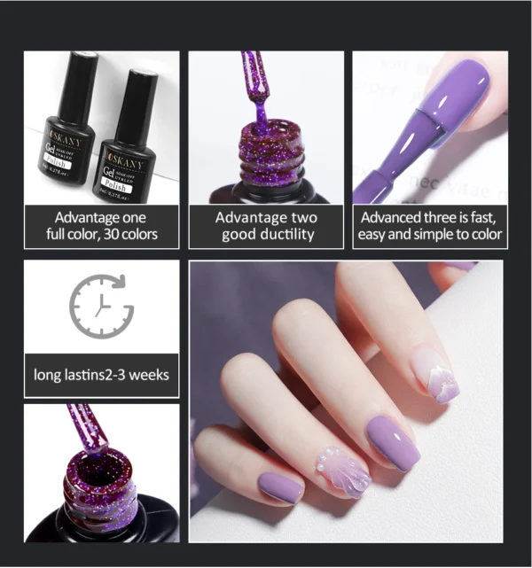 Acrylic Nails Kit 54W LED Lamp Electric Manicure Machine Set - Image 3