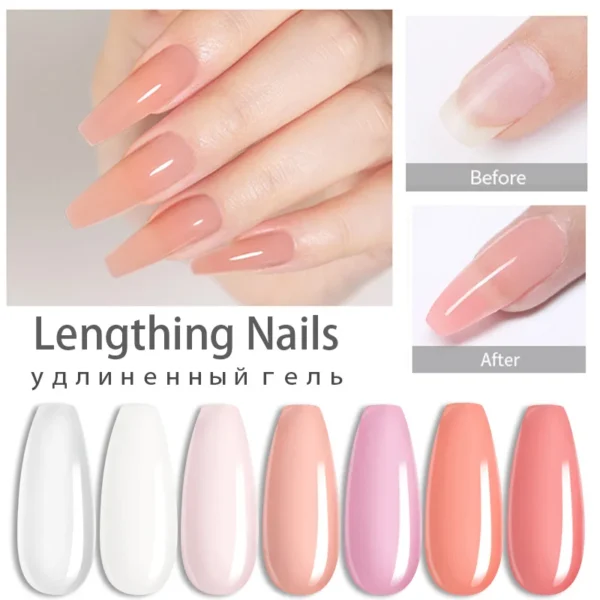 Acrylic Nails Kit With UV Gel, Extension & Nail Polish Set - Image 3