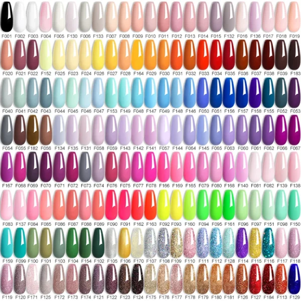 Acrylic Nails Kit Pink Purple Gel Polish Set UV LED Varnish - Image 7