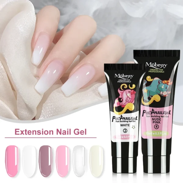 Acrylic Nails Kit with UV Lamp & Gel Varnish - Image 4