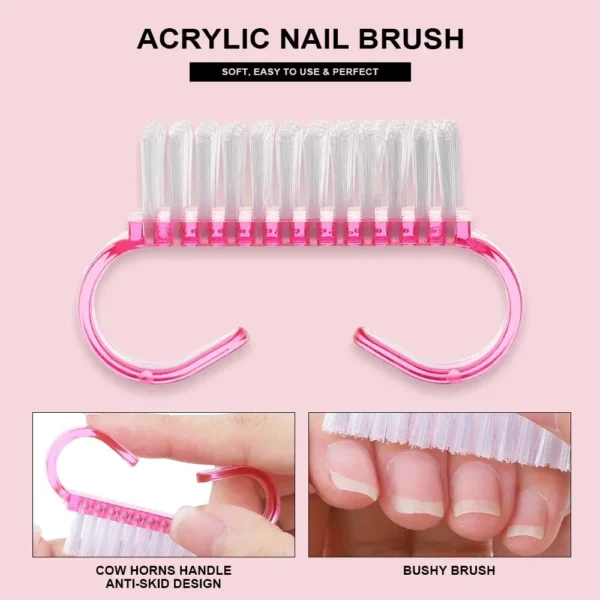 Acrylic Nails Kit With Lamp, Art Decorations, Tips, Manicure Tools - Image 2