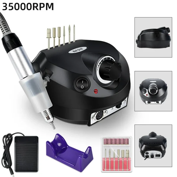 Acrylic Nails Kit With Manicure Machine Gel Polish Set Tools - Image 2