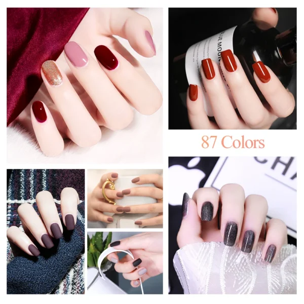 Acrylic Nails Kit 24 Colors Gel Polish Set UV LED Soak Off - Image 6