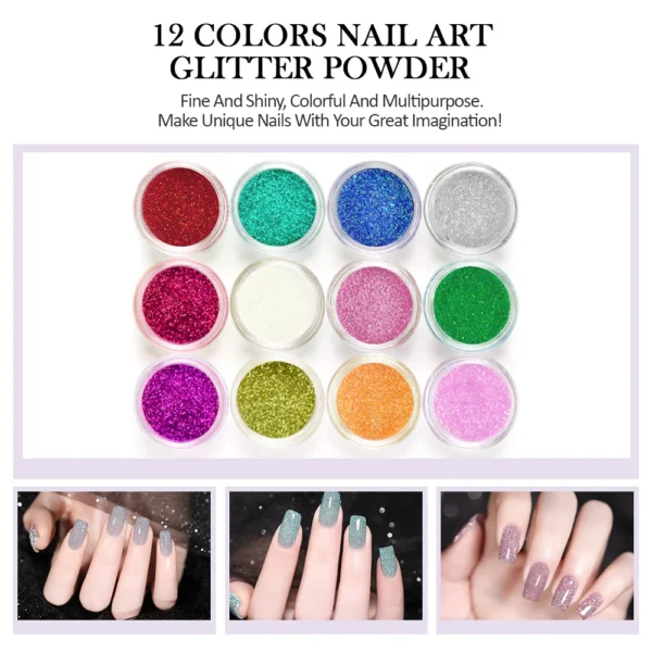 Acrylic Nails Kit: Professional Set, Powder, Glitter, Extension, Nail Tools - Image 6